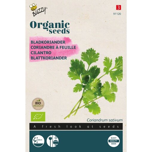 Buzzy ® Bio Koriander bladkoriander Voorzijde